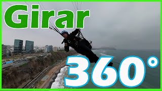 How to make 360 ​​degree turns in paragliding