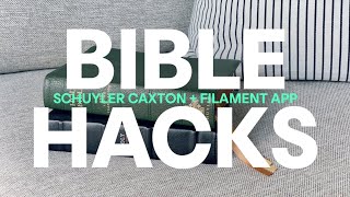 Bible Hacks: How to Use the Schuyler Caxton with the Filament Bible App screenshot 2