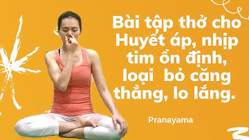 Bài tập thở ổn định nhịp tim và huyết áp, giảm lo âu căng thẳng ☘️ Nirmala Pham Yoga #116