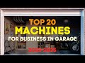 20 machines for small business business in garage with small investments business ideas 20232025