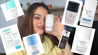 الفرق بين مزيلات عرق فيشي|| أفضل مزيل عرق موجود في الصيدليه💊||vichy deodorant