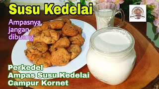 How to Make Soy Milk and Corned Beef and Soy Milk Dregs Fritters
