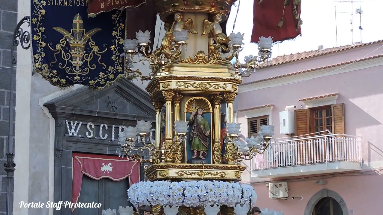 Festosa Uscita dal Santuario Sant'Alfio 2017 degli Artistici Cerei dei Santi Fratelli Martiri