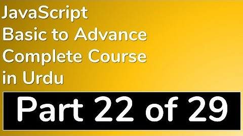 22 How to Create Element with DOM in JavaScript in Urdu - JavaScript Tutorial in Urdu