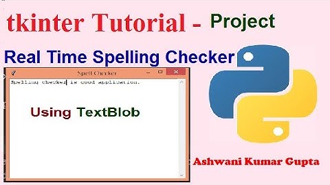 Real Time Spelling Checker and Corrector using TextBlob  Library in Hindi | Urdu