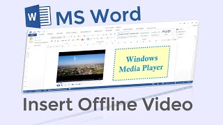 How to Insert Offline Video in MS Word screenshot 4