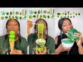 Asmr green food