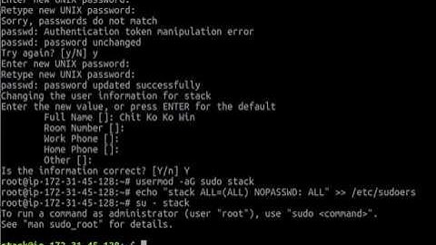 installing devstack in AWS ubuntu 16_04LTS