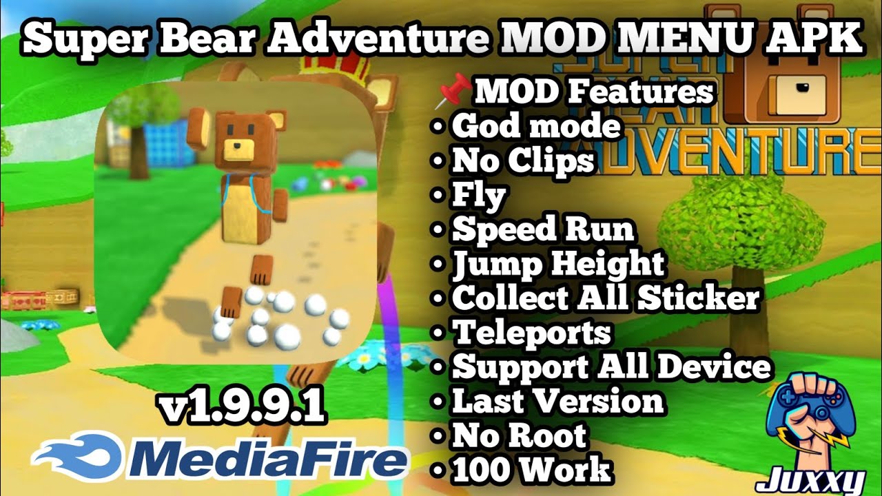 super Bear Adventure da câmera do MOD menu 