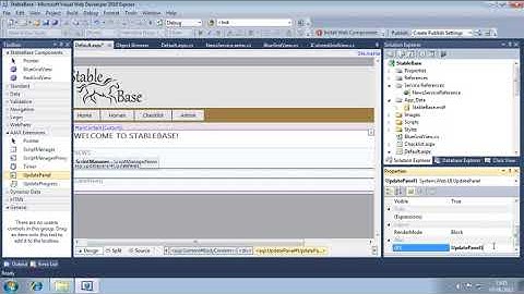 Learn ASP.NET 4.0 Expert Skills Lesson 8-3: Create ScriptManager and UpdatePanel controls