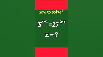 A nice exponential problem  #matholympiad #mathstricks