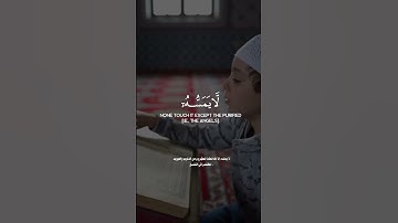 إِنَّهُۥ لَقُرْءَانٌ كَرِيمٌ  بصوت القارئ مصطفى مطير