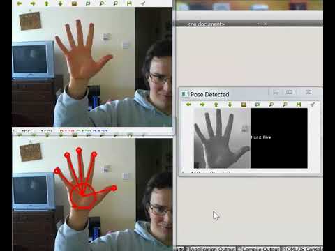 Demo of HOG Classifier Pose Recognition d1 dataset