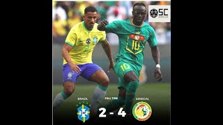Brazil vs Senegal (2-4) all goals||Highlights 2023 #Football Highlights