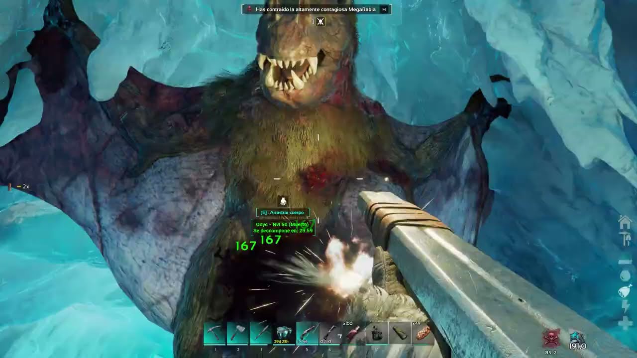 ARK ASCENDED | #40 | Cueva nieve fácil y ARTEFACTO SEÑOR DEL CIELO (SKYLORD) y nutria