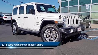 2018 Jeep Wrangler Unlimited Sahara Sport Utility D23142A  Dublin  Pleasanton  Livermore  Fremont  S