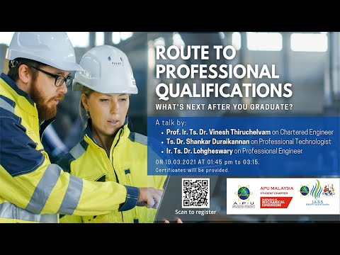 Tech Talk - Route to Professional Qualifications