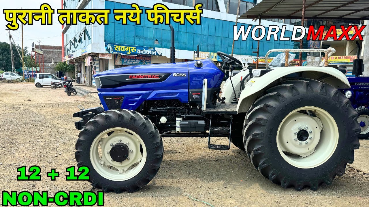Farmtrac की ताकत और Car वाले फीचर्स 🤩 | Farmtrac 6055 WorldMaxx 4WD Review And Specifications