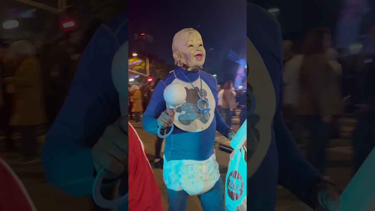 Halloween 2023 October31 Santa Monica Boulevard,West Hollywood in Los Angeles 