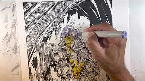 A Master WildStorm Coloring Session With Joe Chiodo-