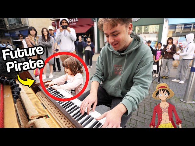 I Played ONE PIECE OP On Piano In Public! class=