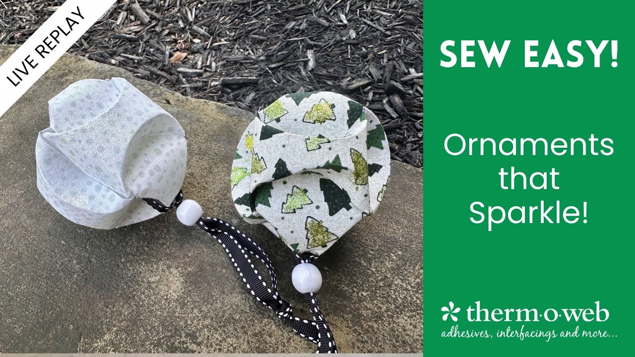 Facebook Live Replay: 3D Fabric/Paper Ornaments