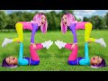 ACROBATICS CHALLENGE || PRO vs NOOB Gymnastic Tricks by 123 GO! SCHOOL