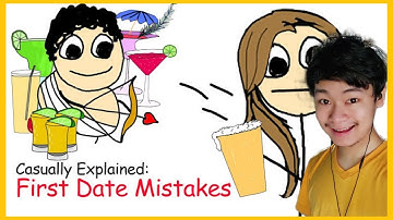 Casually Explained - First Date Mistakes "OKAYY! "/ Rickylife reaction