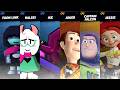 DELTARUNE VS TOY STORY TEAM BATTLE MODS! (SUPER SMASH BROS ULTIMATE)