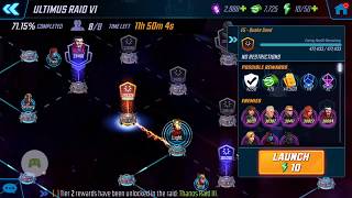 Marvel Strike Force, Ultimus Raid VI: E5 - Quake Sand