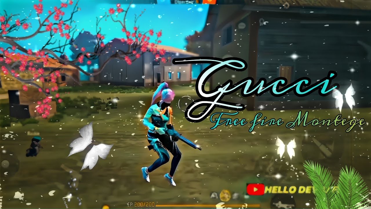 Gucci song 🌸 Montege video free fire 🔥 Capcut editing ❤️