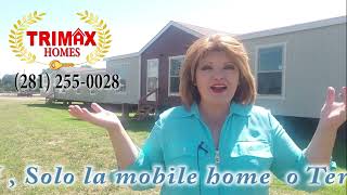 Mobile home con terreno o solo mobile home alrededor de Houston Texas