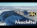 Visit around neuchtel  neuchtel et environs  drone 4k        