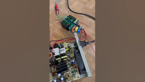 2 x irs2092 class D amplifier using an old atx modified power supply +/- 70v and Topping dx7 DAC