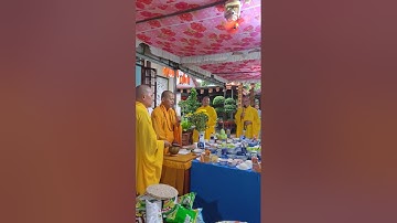 Lễ cúng thí cho các cô hồn tháng 7 tại chùa Chánh Thiên.@ThichNhatDao @binhyenradio7