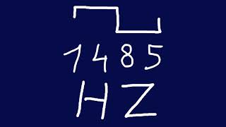 1485 hz square
