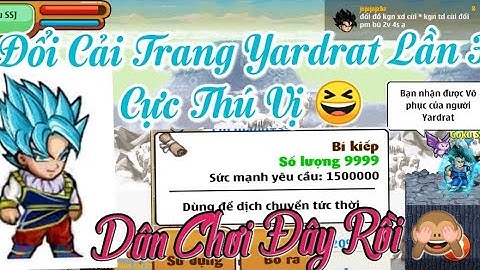 Ngọc Rồng Online - Đổi x999 Bí Kiếp Lấy Cải Trang Yardrat Siêu Ngầu Vs Cuộc PK Dịch Chuyển Ngáo Đét