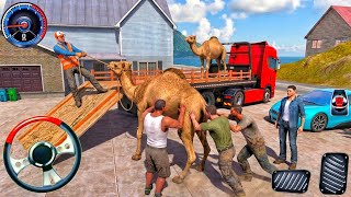 Nuovo gioco di guida di camion per il trasporto di animali in 3D - Camion per il trasporto di ani... screenshot 4