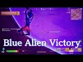 Blue Alien Victory - Fortnite