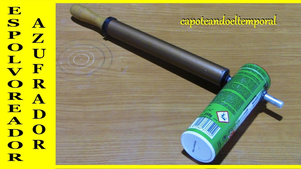 AZUFRADOR ESPOLVOREADOR MANUAL CASERO