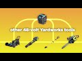 Yardworks 48v brushless chainsaw 14in  we do new