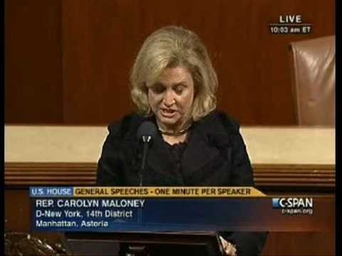 Rep. Carolyn Maloney (D-NY) Marks Armenian Genocid...