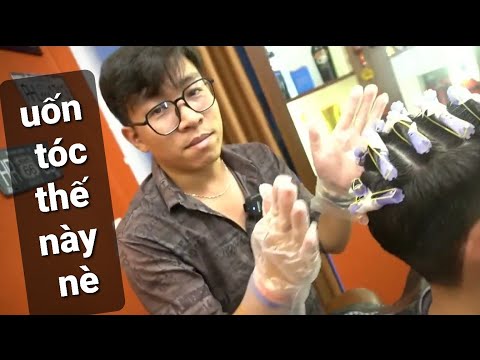 Video Hướng dẫn uốn tạo phồng mái tóc Comma hair bằng thuốc... - youtube