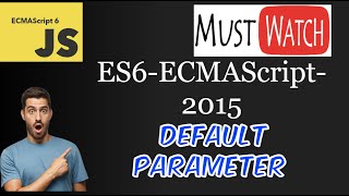 Default Parameter Es6  In Hindi  Default Parameter Es6 es6 codewitfun