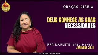 ORAÇÃO DIÁRIA - Jeremias 29.11 Deus conhece as suas necessidades