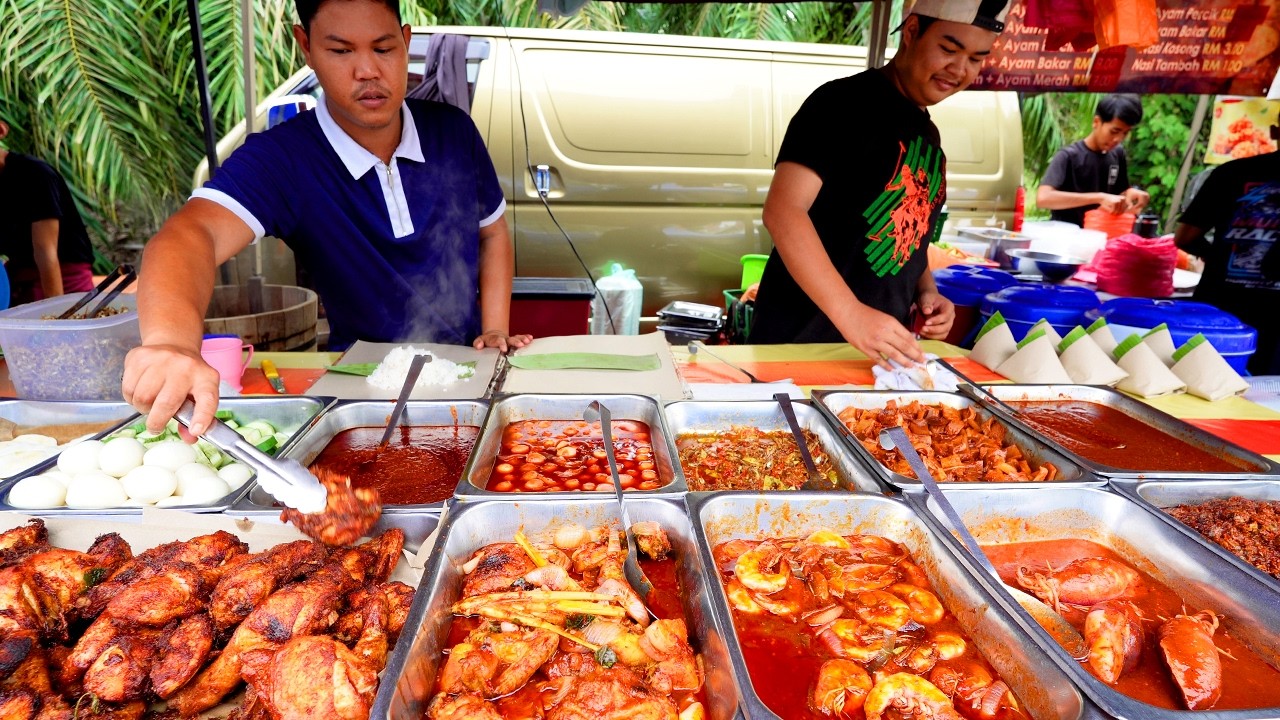 Pasar Malam Pulau Indah 🇲🇾 Malaysia Night Market Food Hunt | Must-Try Street Food 2025