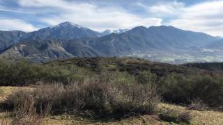 View from the top of zanja peak, yucaipa, california. in chaparral
biome!