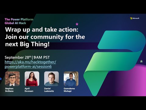 Wrap up and take action: Join our community for the next Big Thing!