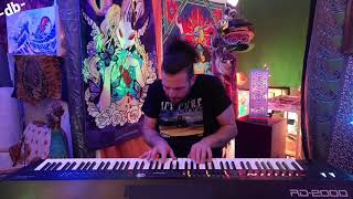 -db- plays "Time-Breath Reprise" by Greensky Bluegrass Band and Pink Floyd