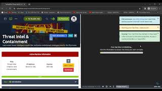 Threat Intel & Containment |  Containment Strategies | Wireshark | demo  | walkthrough